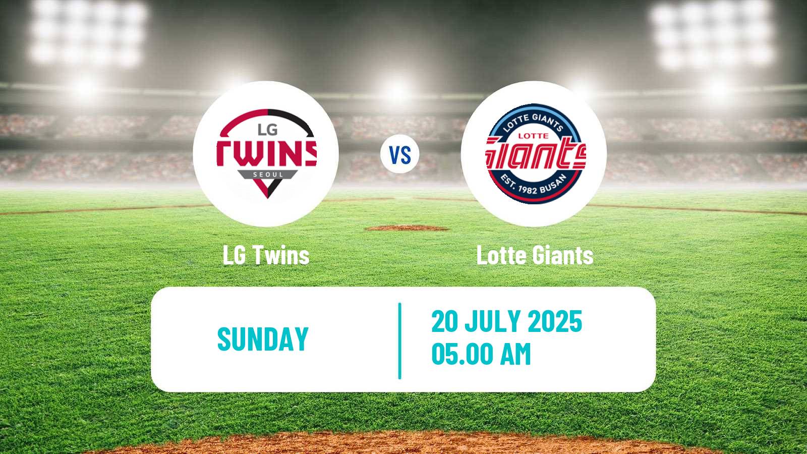 Baseball KBO LG Twins - Lotte Giants
