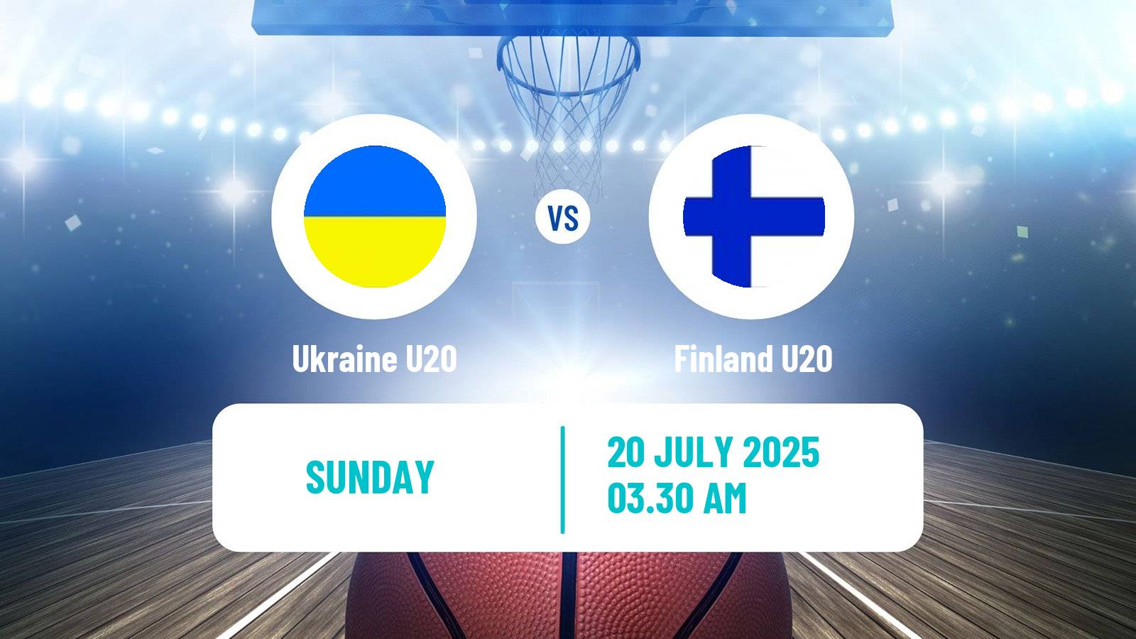 Basketball EuroBasket U20 Ukraine U20 - Finland U20