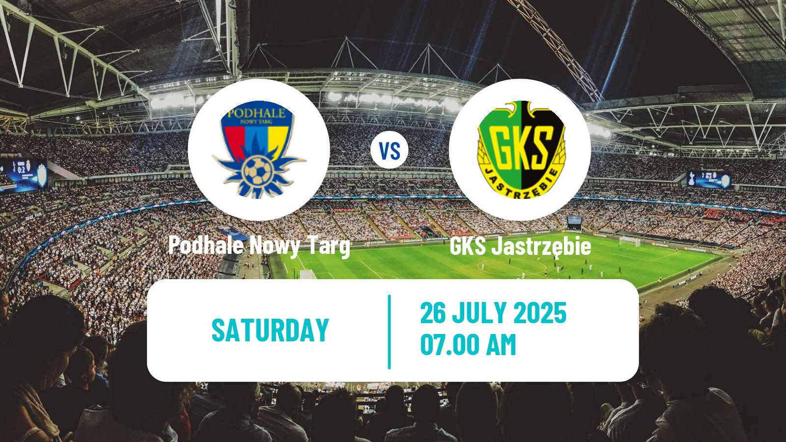 Soccer Polish Division 2 Podhale Nowy Targ - GKS Jastrzębie