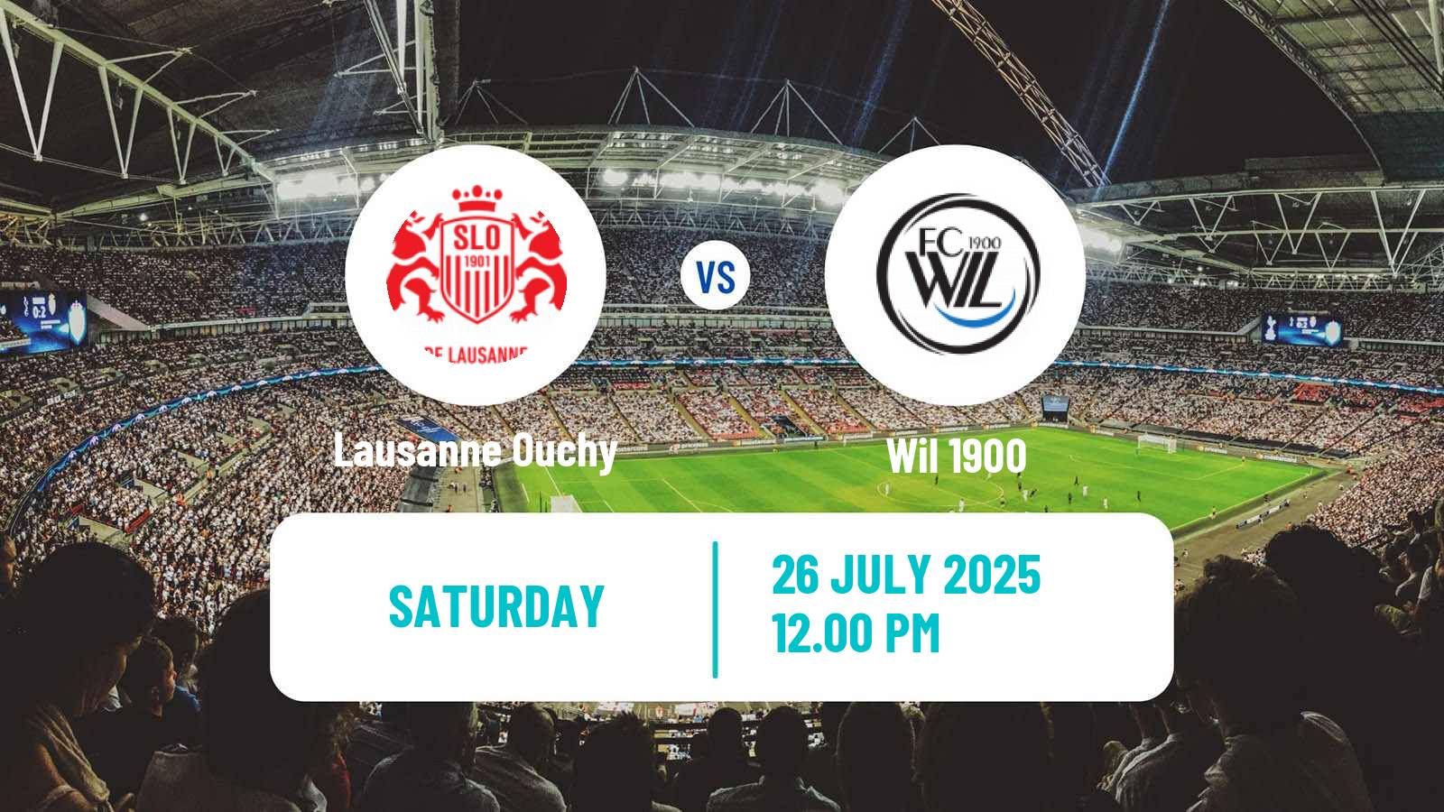 Soccer Swiss Challenge League Lausanne Ouchy - Wil 1900