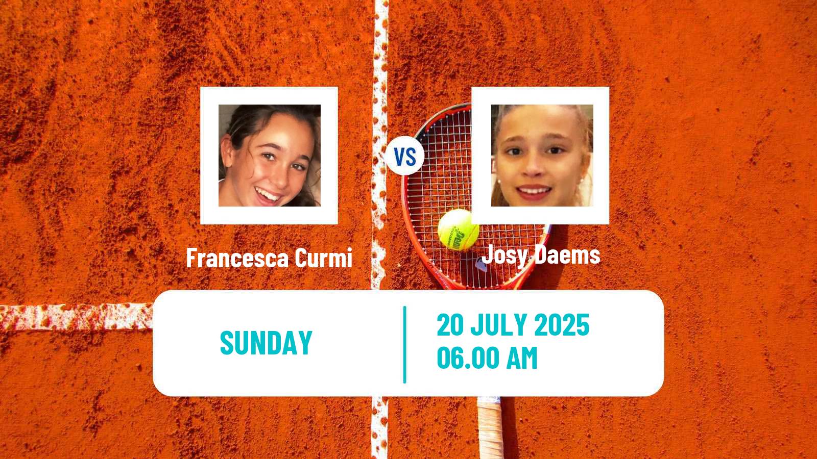 Tennis ITF W35 Darmstadt Women Francesca Curmi - Josy Daems