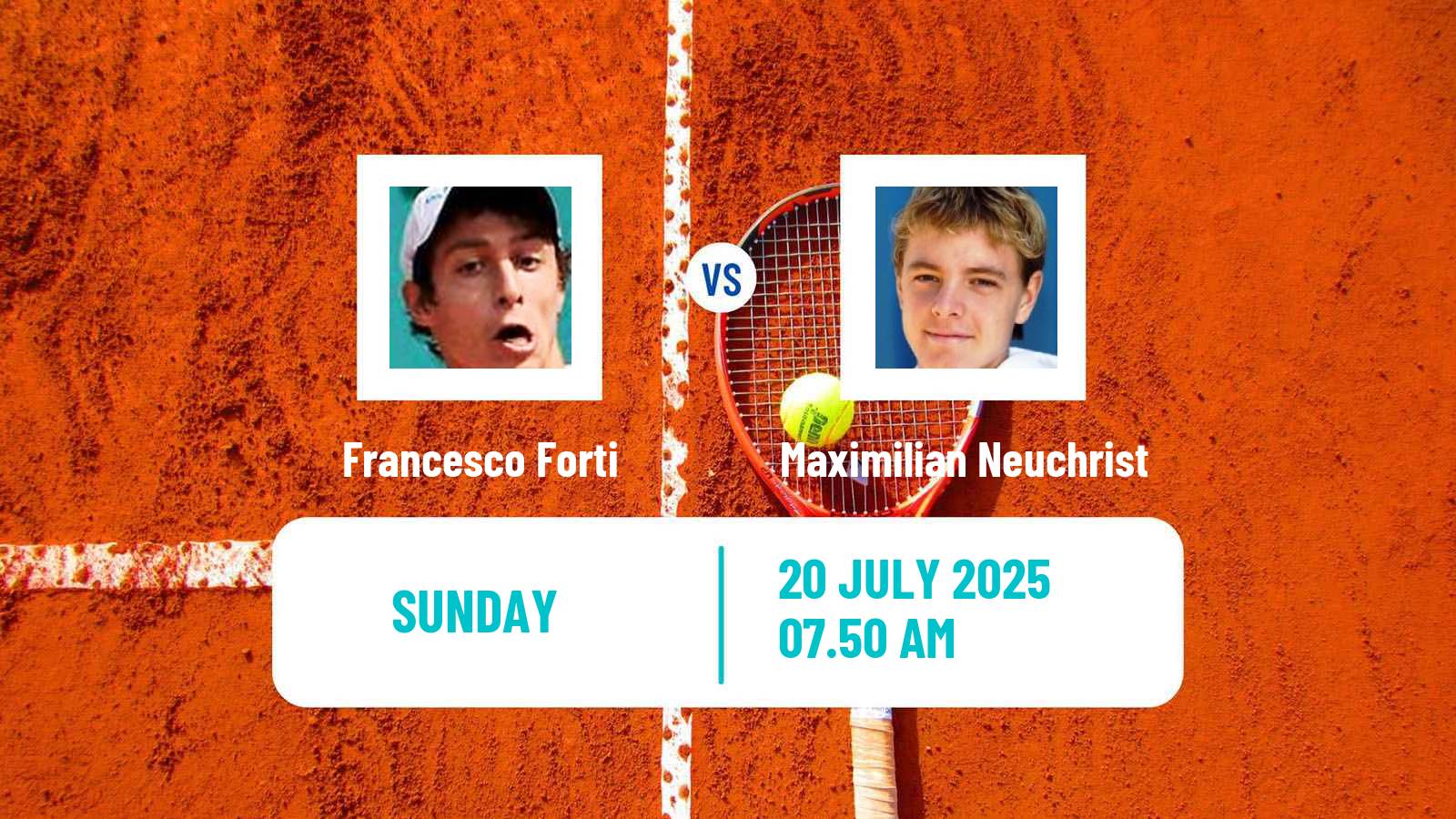 Tennis Zug Challenger Men Francesco Forti - Maximilian Neuchrist