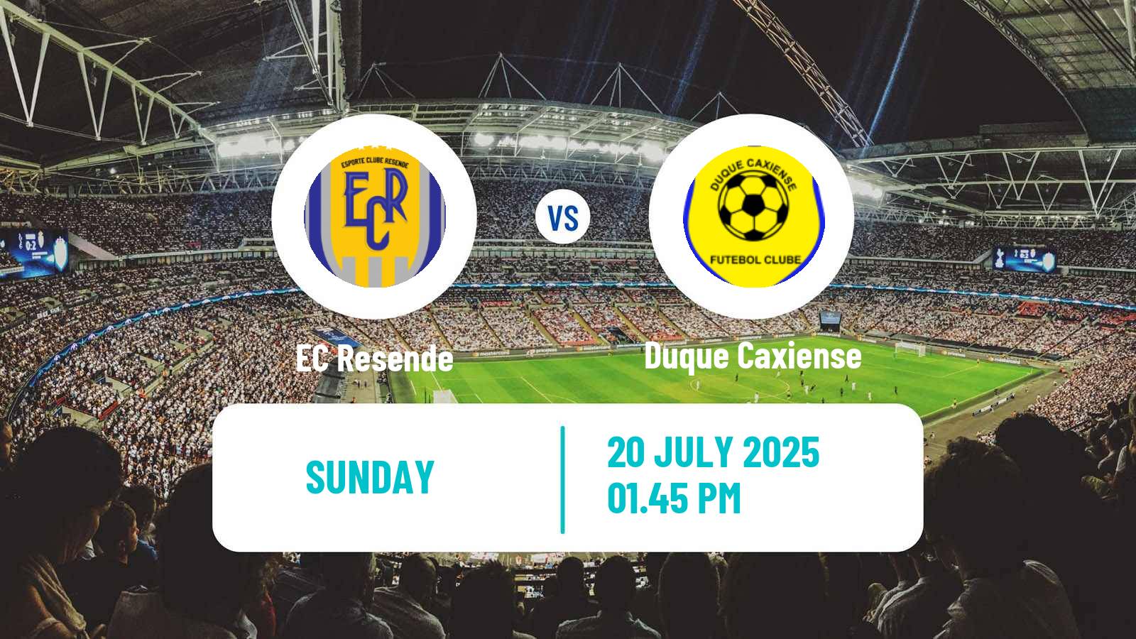 Soccer Brazilian Carioca C EC Resende - Duque Caxiense