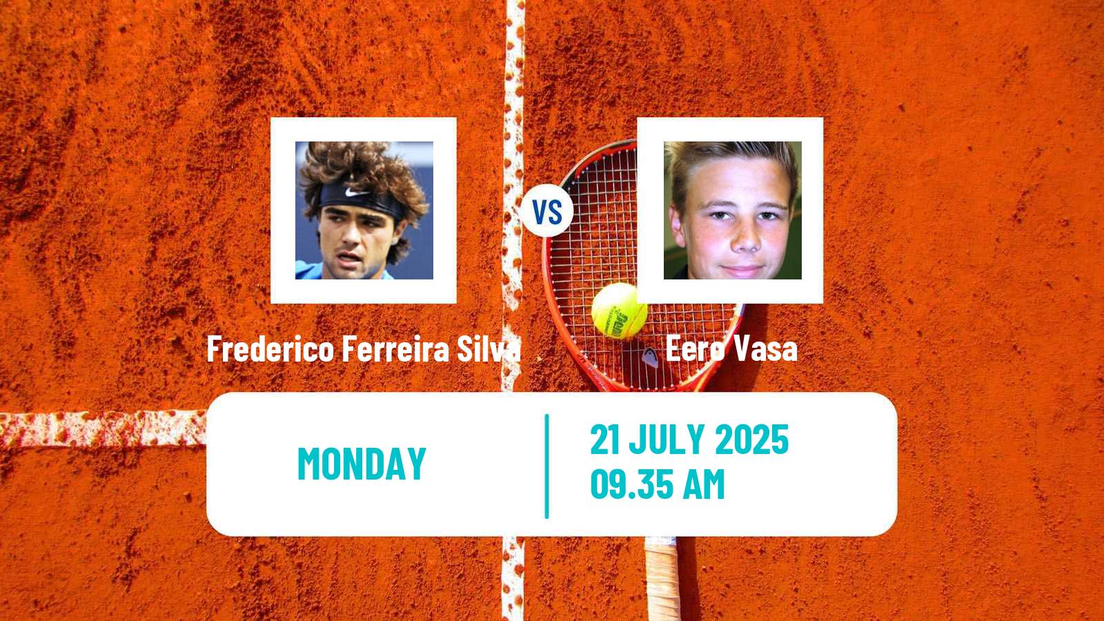 Tennis Tampere Challenger Men Frederico Ferreira Silva - Eero Vasa