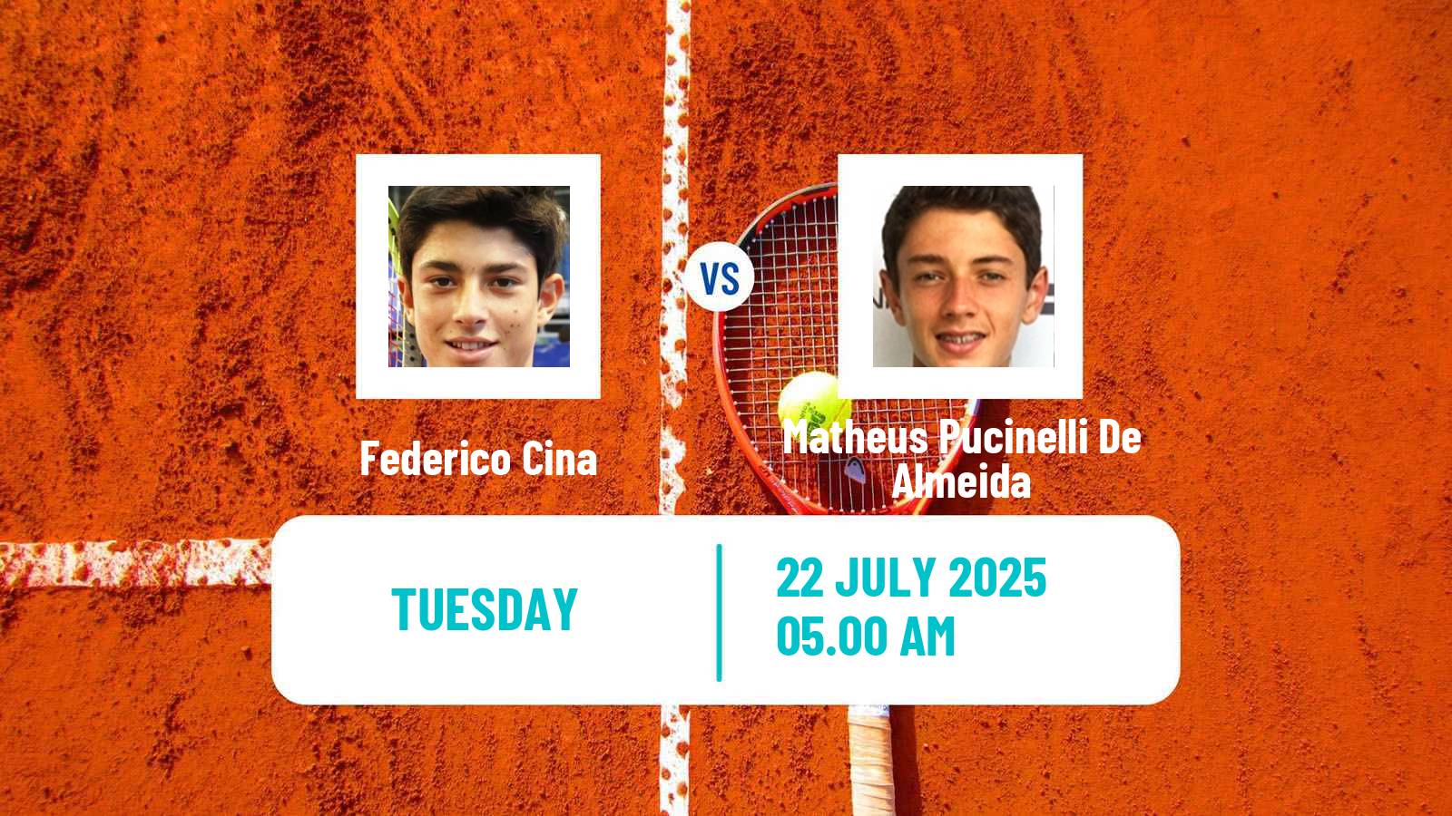 Tennis Tampere Challenger Men Federico Cina - Matheus Pucinelli De Almeida