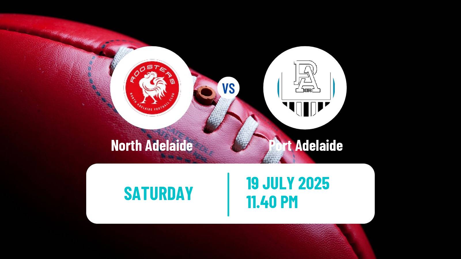 Aussie rules SANFL North Adelaide - Port Adelaide