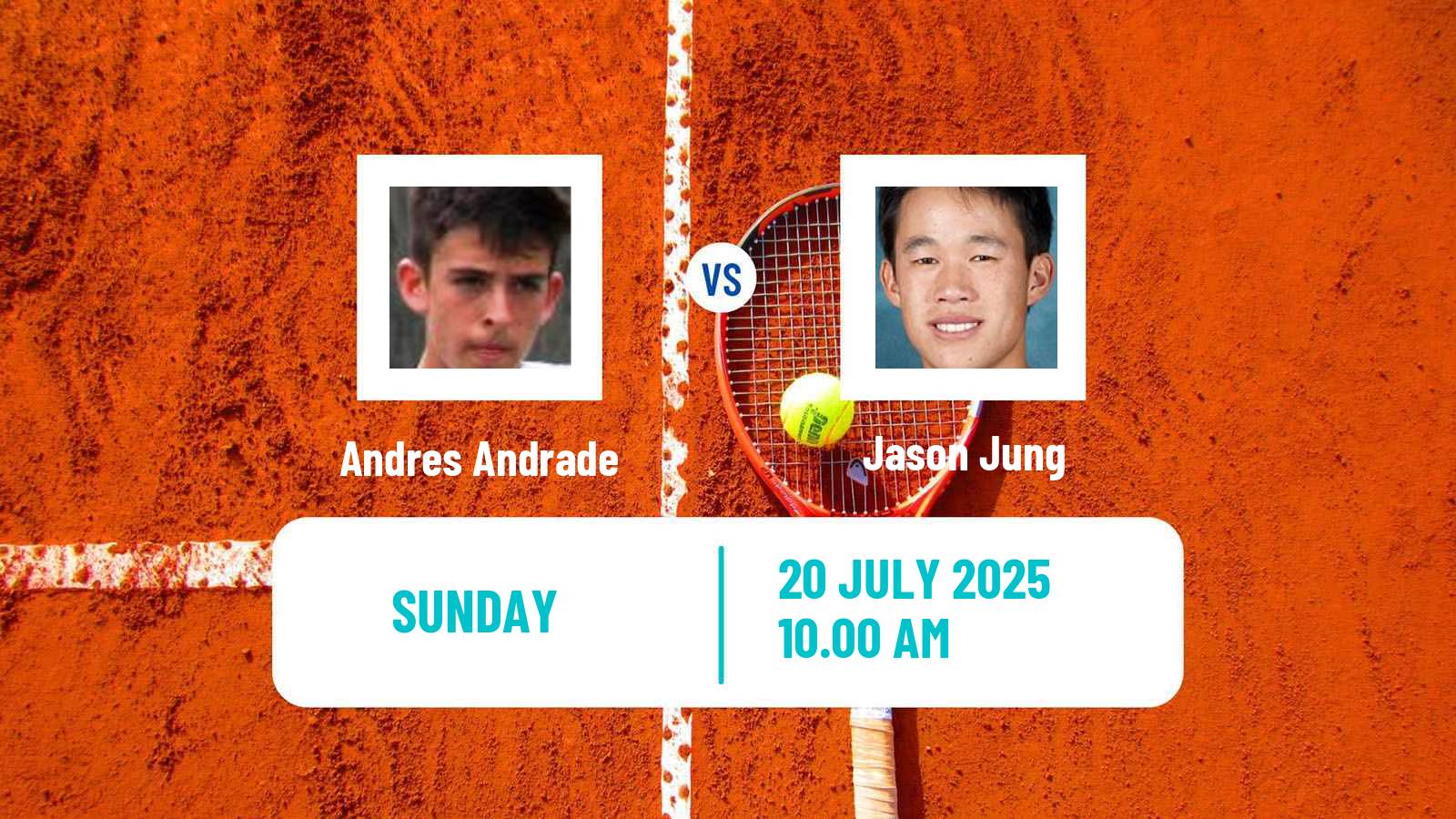 Tennis Bloomfield Hills Challenger Men Andres Andrade - Jason Jung