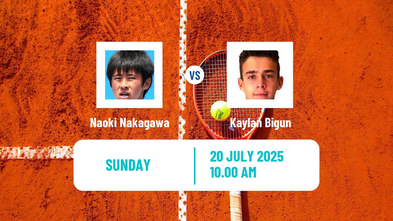 Tennis Bloomfield Hills Challenger Men Naoki Nakagawa - Kaylan Bigun
