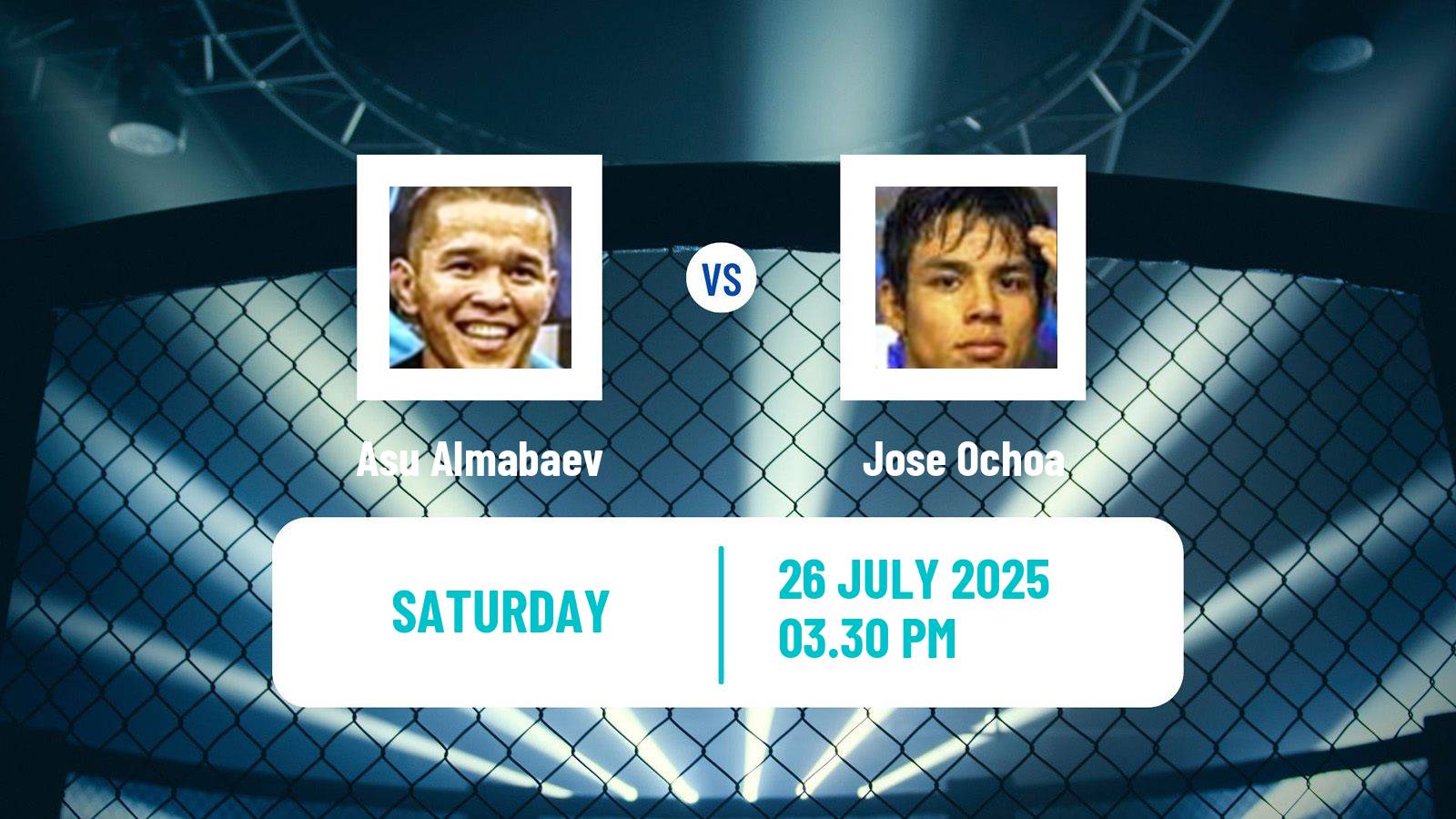 MMA Flyweight UFC Men Asu Almabaev - Jose Ochoa