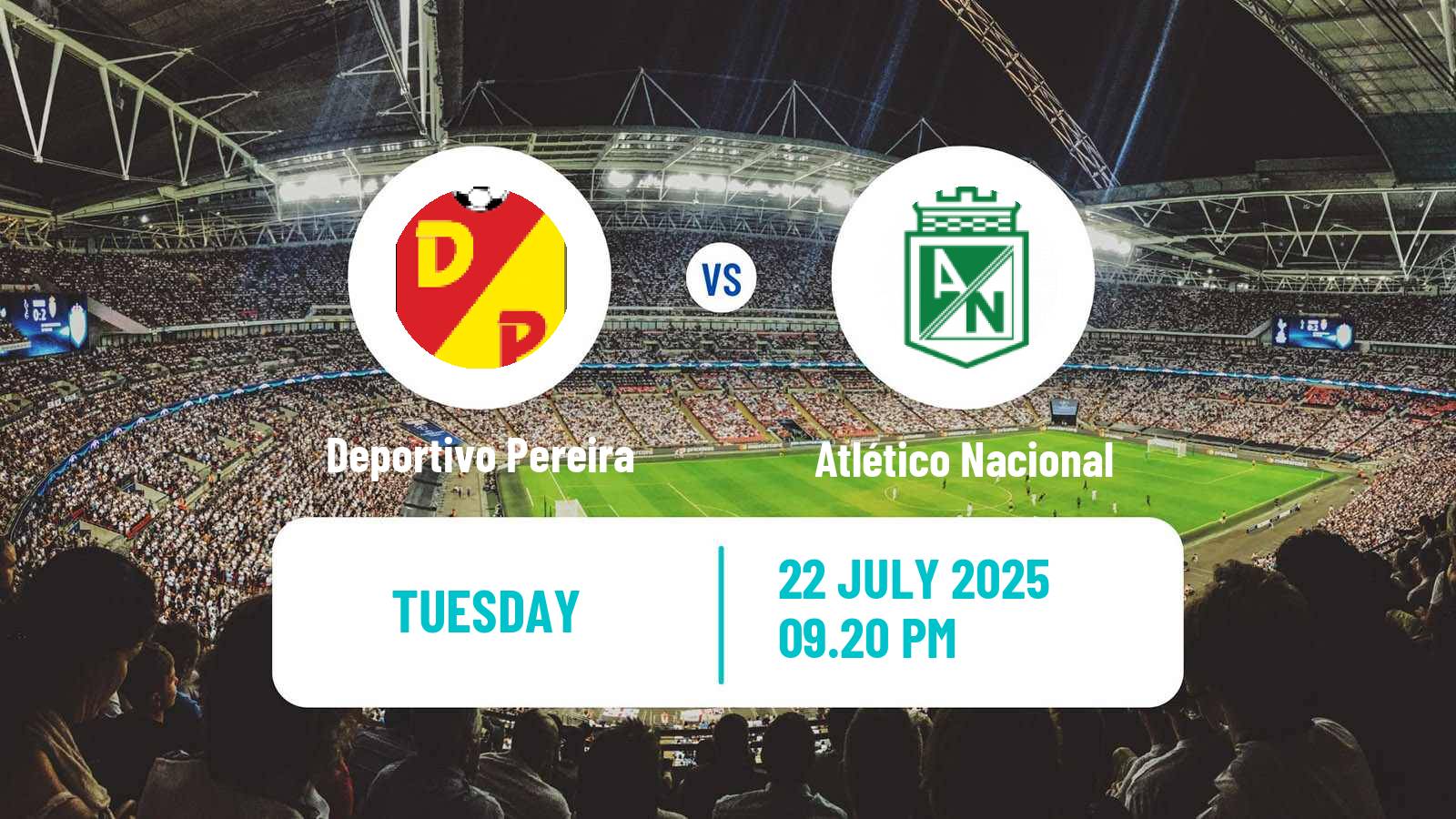 Soccer Colombian Primera A Deportivo Pereira - Atlético Nacional