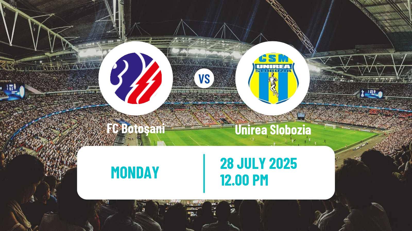 Soccer Romanian Liga 1 Botoșani - Unirea Slobozia