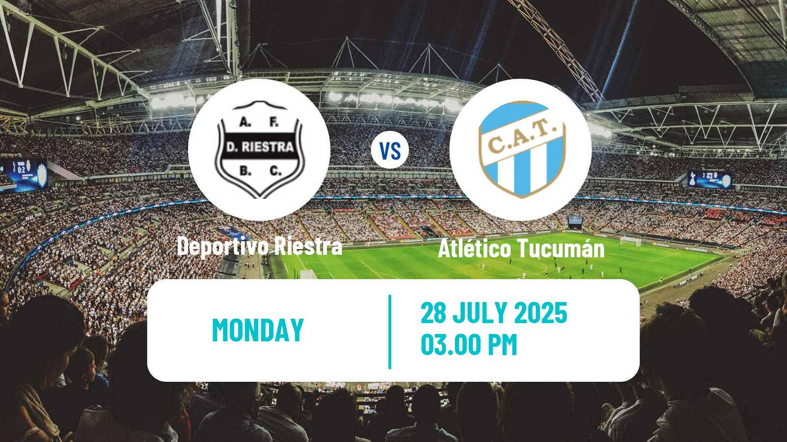Soccer Argentinian Liga Profesional Deportivo Riestra - Atlético Tucumán