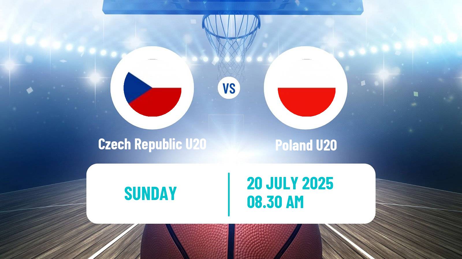 Basketball EuroBasket U20 Czech Republic U20 - Poland U20