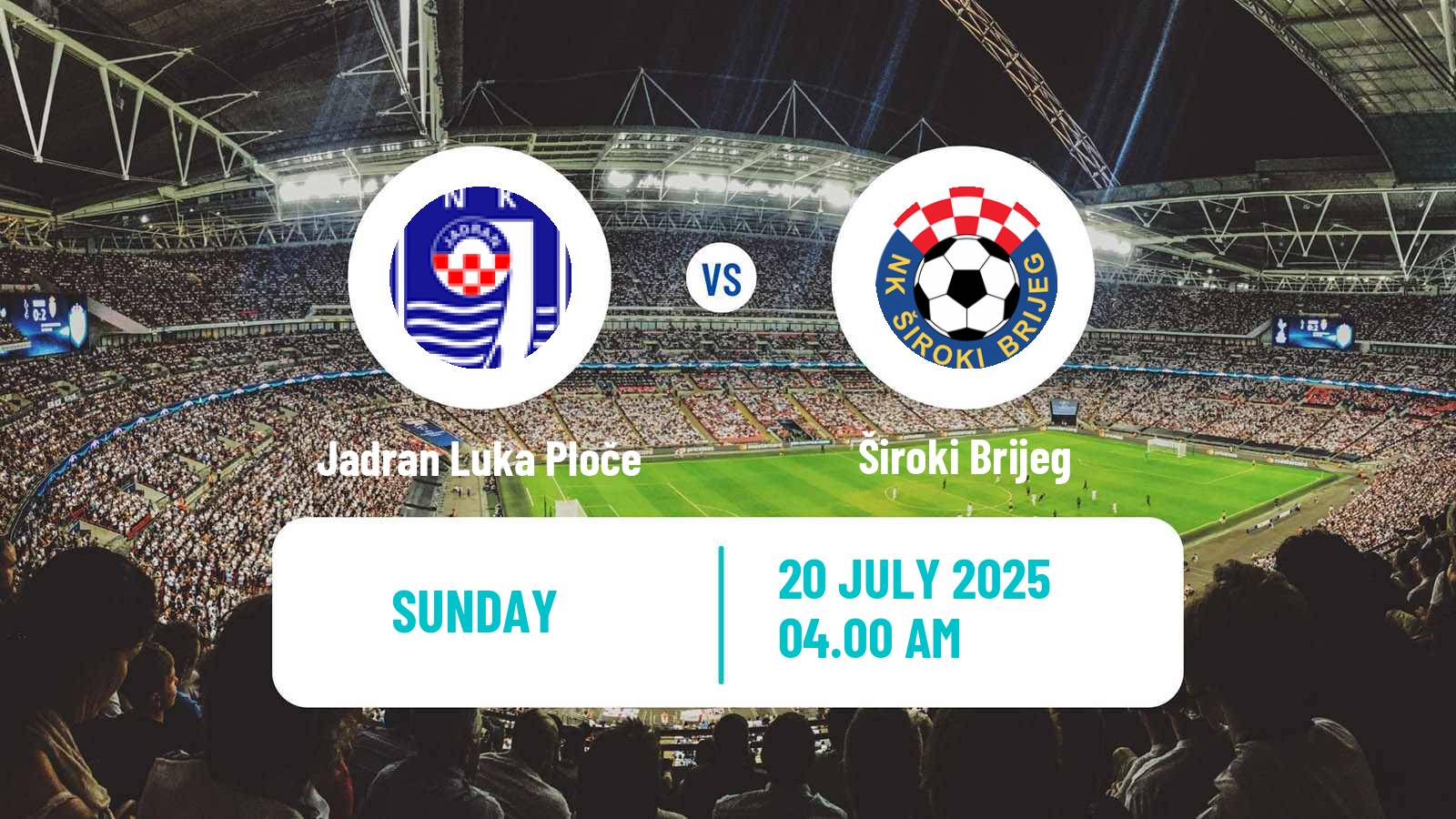 Soccer Club Friendly Jadran Luka Ploče - Široki Brijeg
