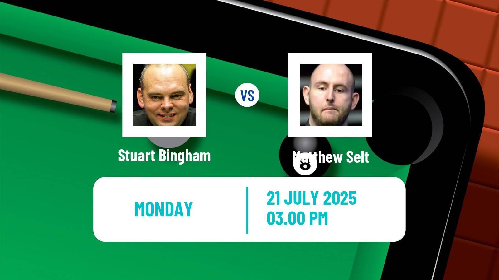 Snooker Championship League Stuart Bingham - Matthew Selt