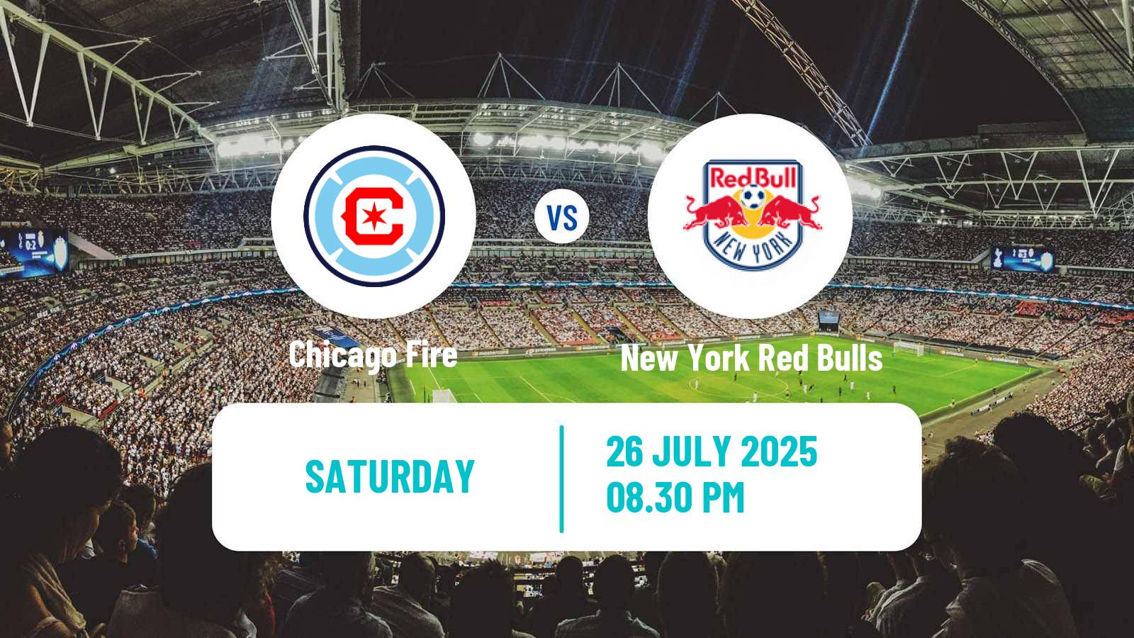 Soccer MLS Chicago Fire - New York Red Bulls