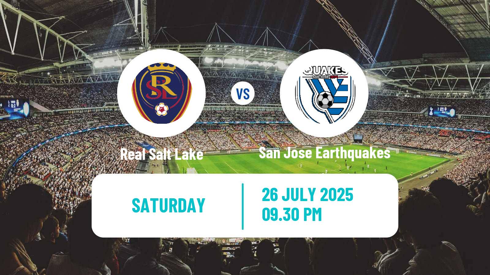 Soccer MLS Real Salt Lake - San Jose Earthquakes