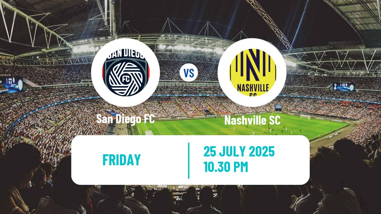 Soccer MLS San Diego - Nashville SC