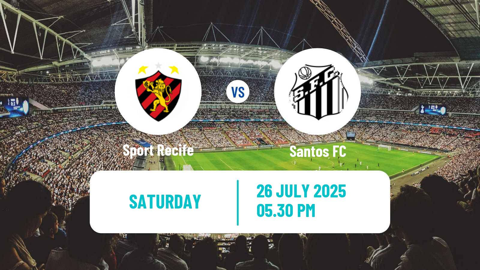 Soccer Brazilian Serie A Sport Recife - Santos