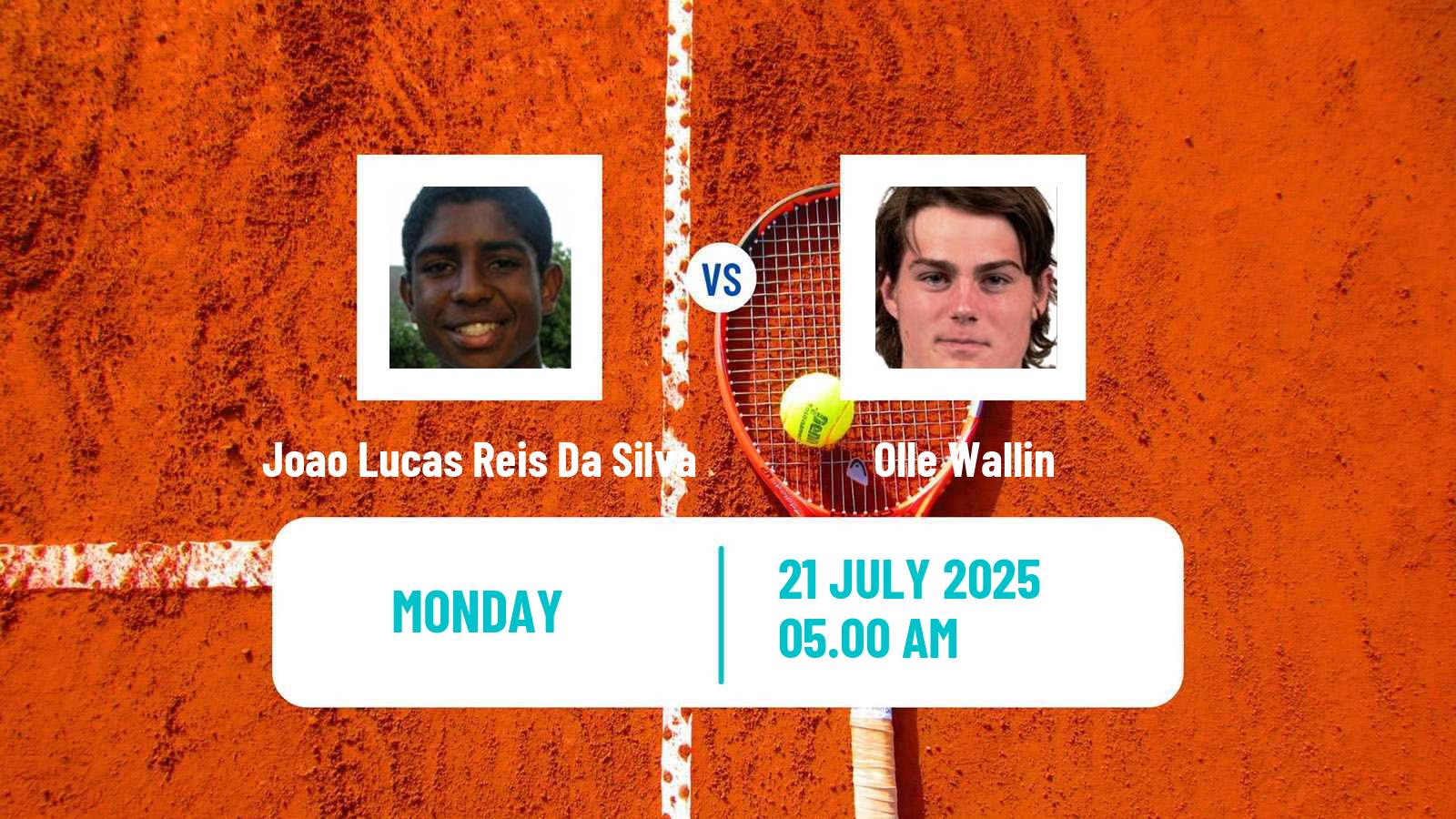Tennis Tampere Challenger Men Joao Lucas Reis Da Silva - Olle Wallin