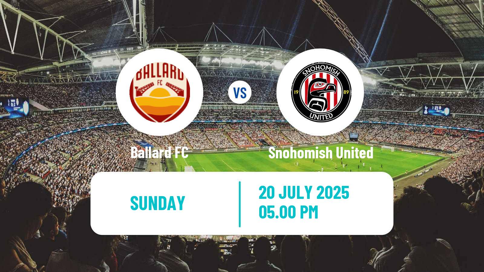 Soccer USL League Two Ballard - Snohomish United