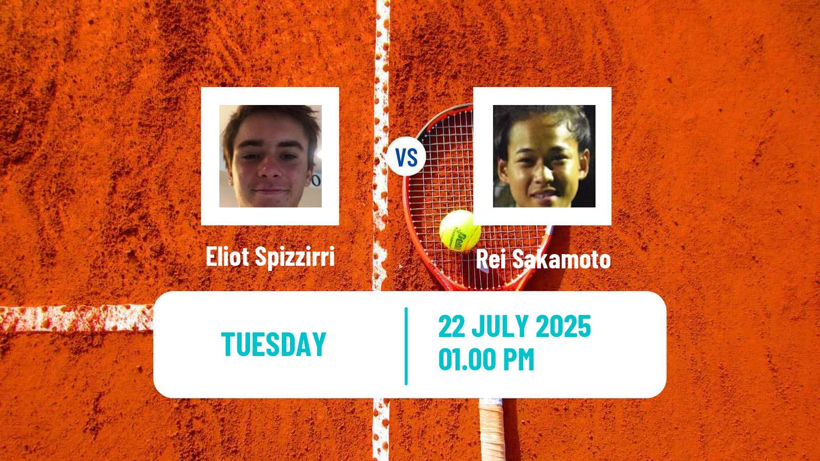Tennis Bloomfield Hills Challenger Men Eliot Spizzirri - Rei Sakamoto