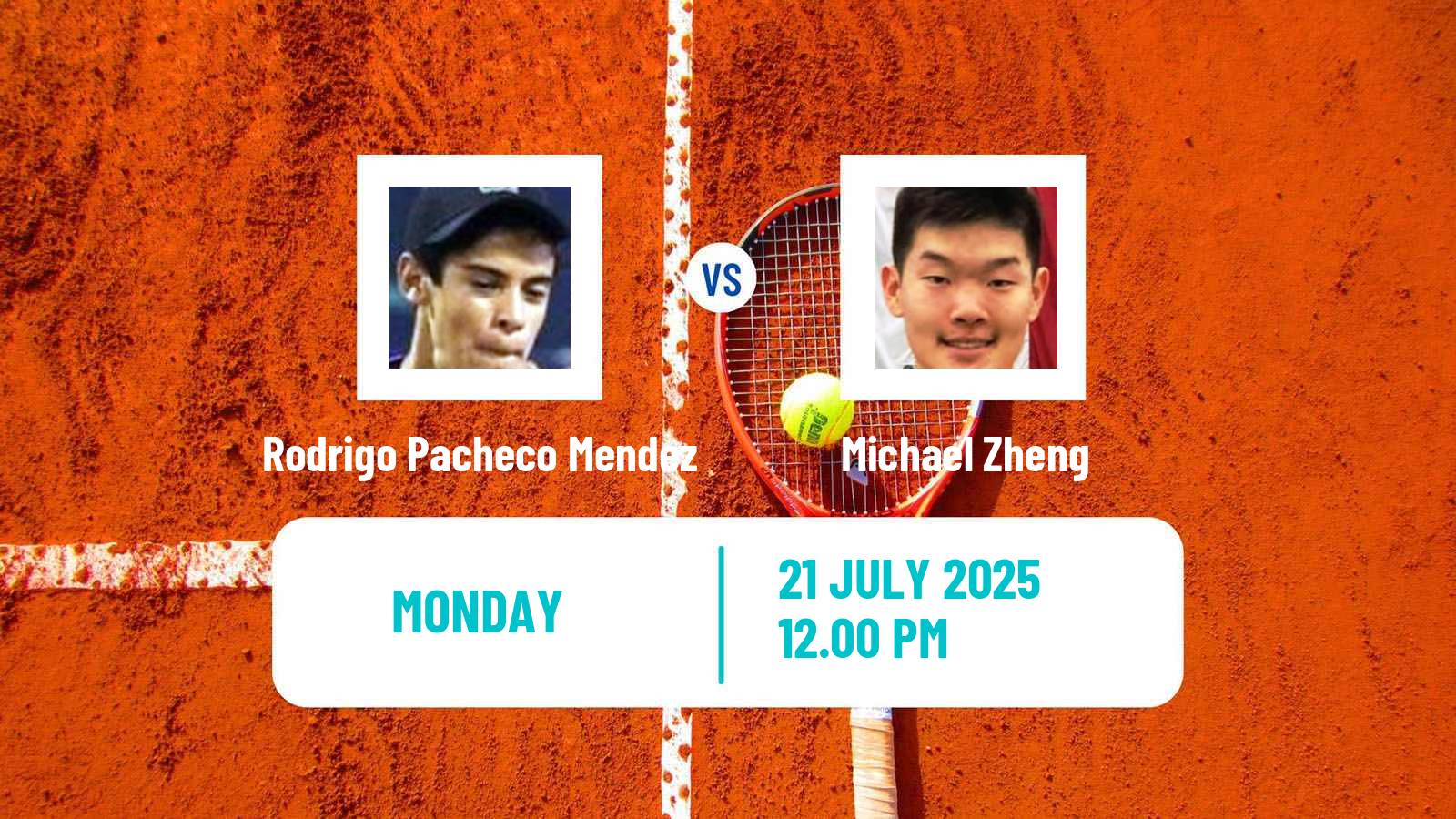 Tennis Bloomfield Hills Challenger Men Rodrigo Pacheco Mendez - Michael Zheng