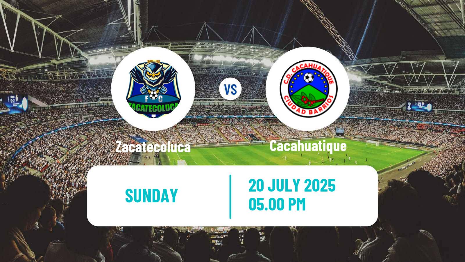 Soccer El Salvador Primera Division Zacatecoluca - Cacahuatique