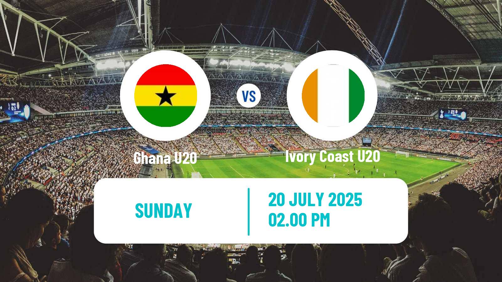 Soccer Friendly Ghana U20 - Ivory Coast U20