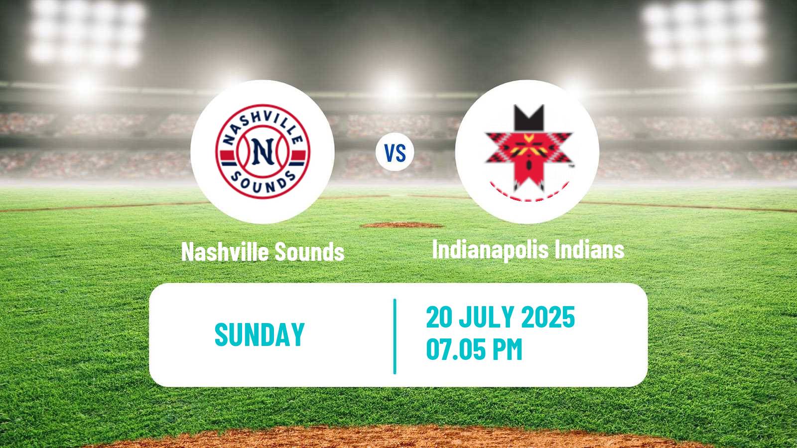 Baseball IL Nashville Sounds - Indianapolis Indians