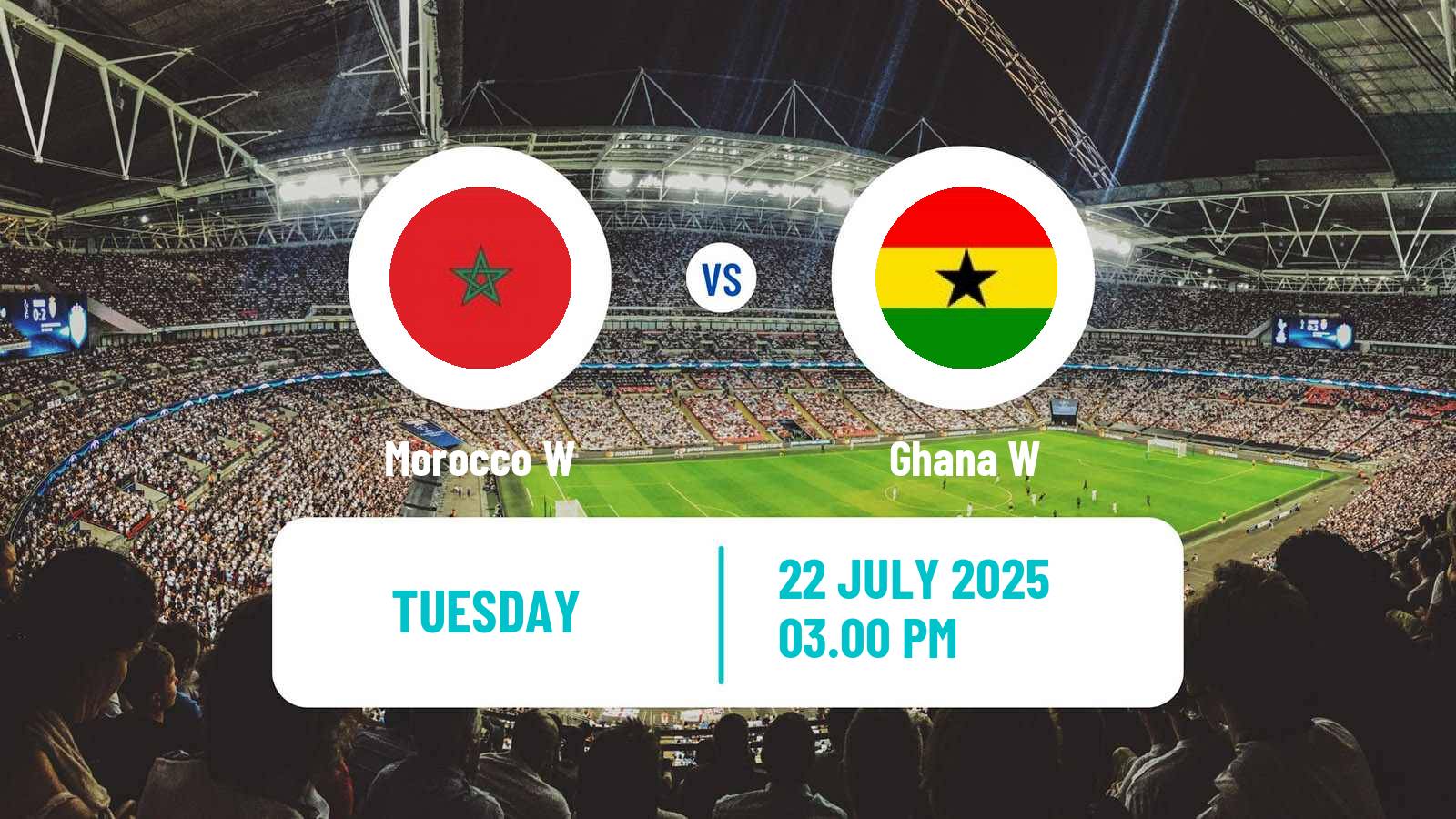 Soccer Africa Cup of Nations Women Morocco W - Ghana W