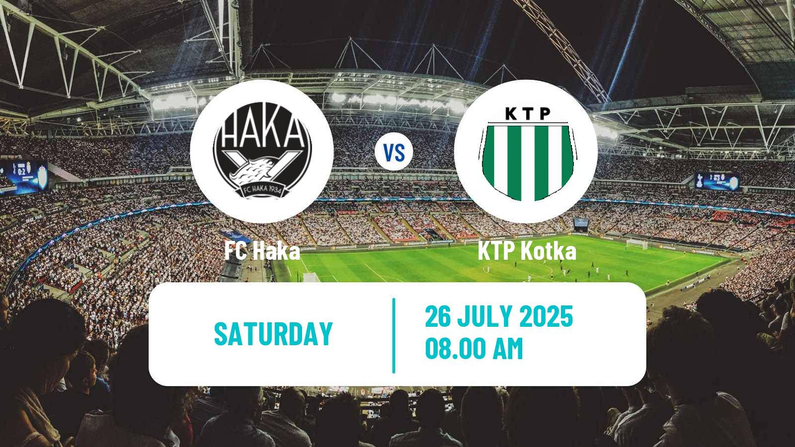 Soccer Finnish Veikkausliiga Haka - KTP Kotka