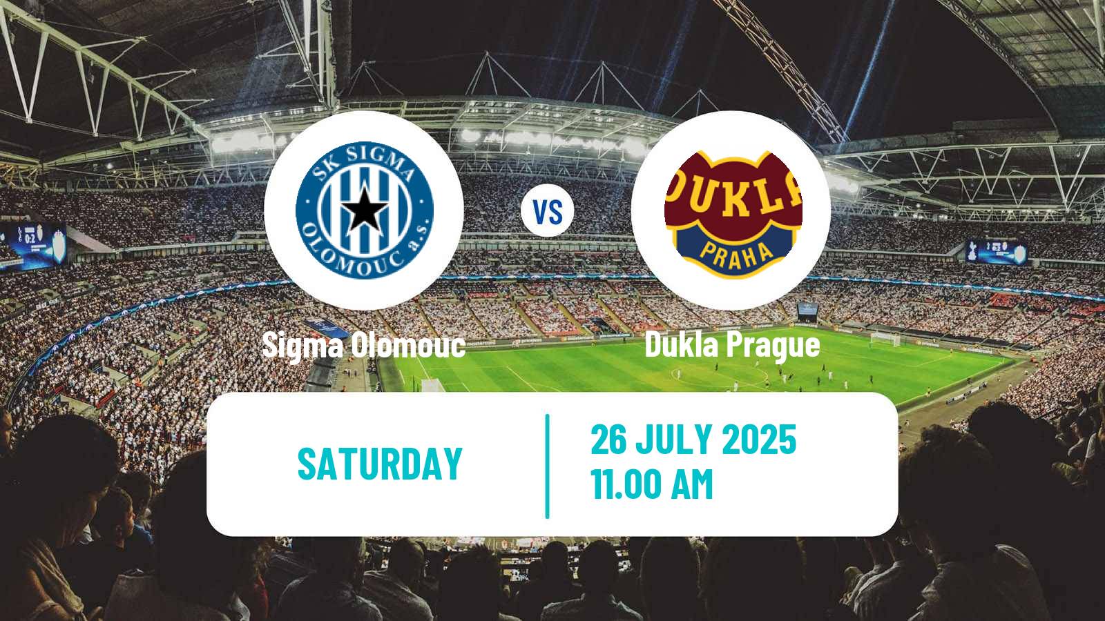 Soccer Czech 1 Liga Sigma Olomouc - Dukla Prague