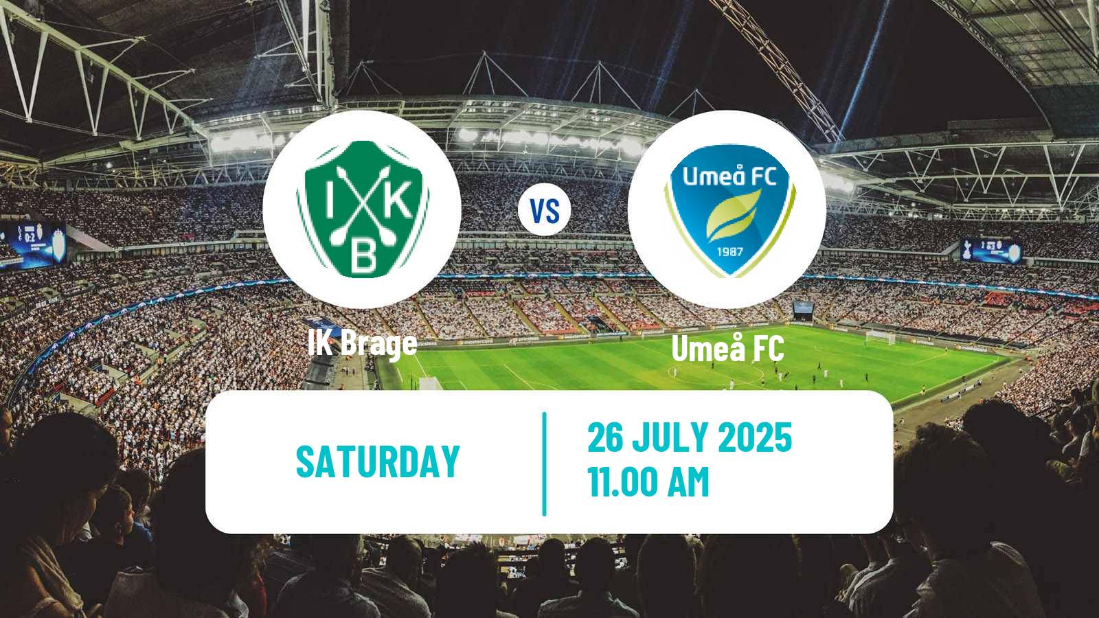 Soccer Swedish Superettan Brage - Umeå
