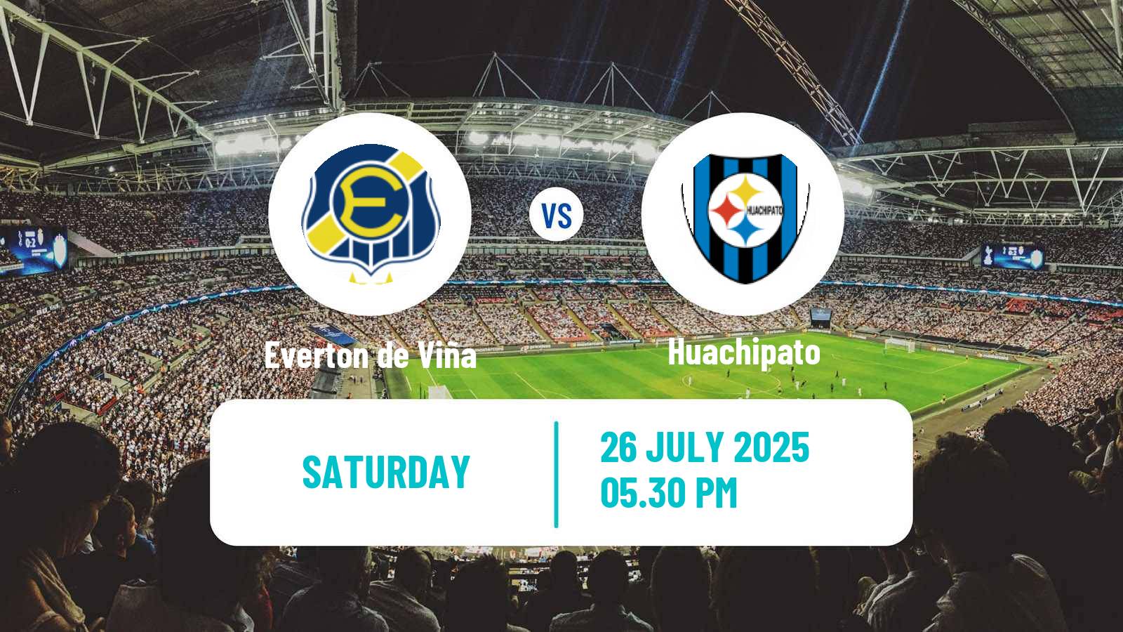 Soccer Chilean Primera Division Everton de Viña - Huachipato