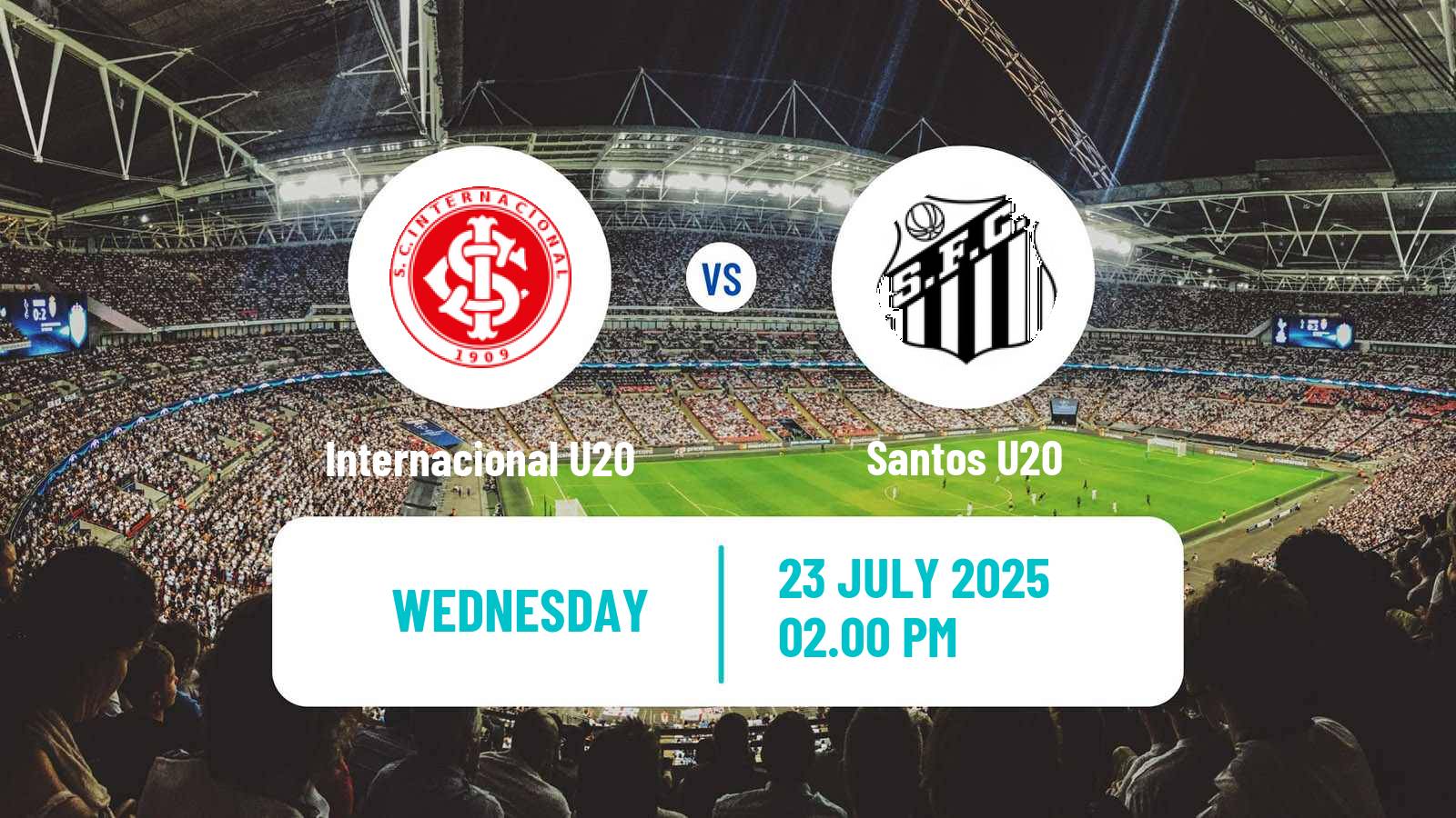 Soccer Brasileiro U20 Internacional U20 - Santos U20
