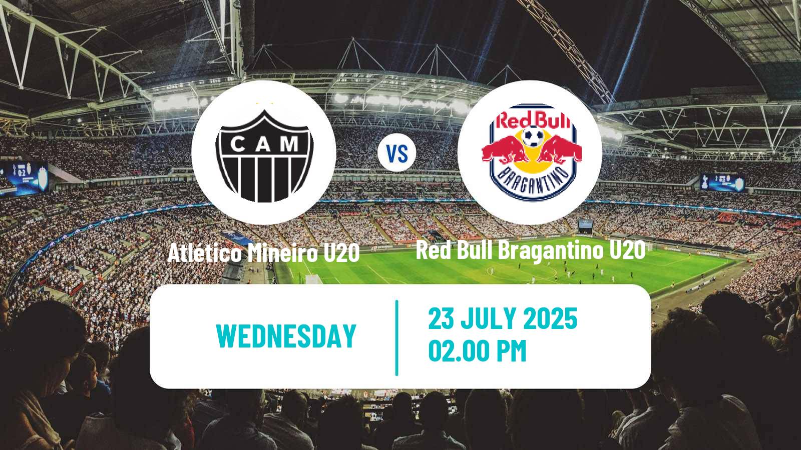 Soccer Brasileiro U20 Atlético Mineiro U20 - Red Bull Bragantino U20
