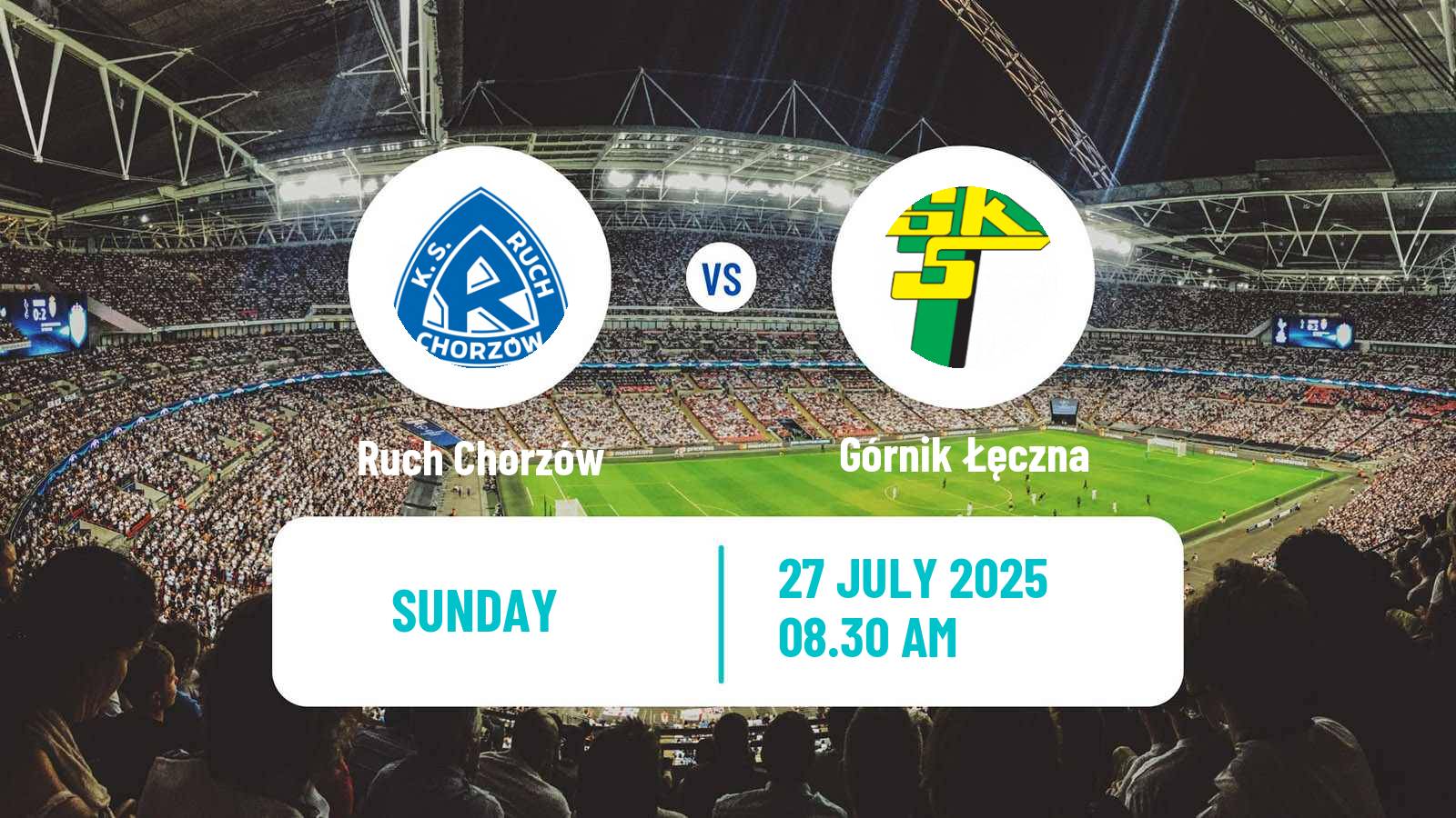 Soccer Polish Division 1 Ruch Chorzów - Górnik Łęczna