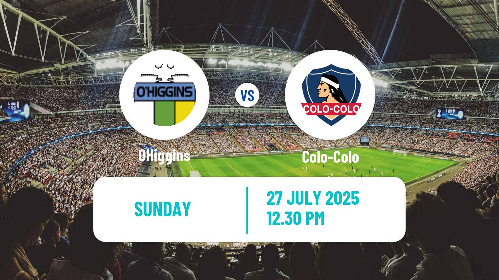 Soccer Chilean Primera Division OHiggins - Colo-Colo