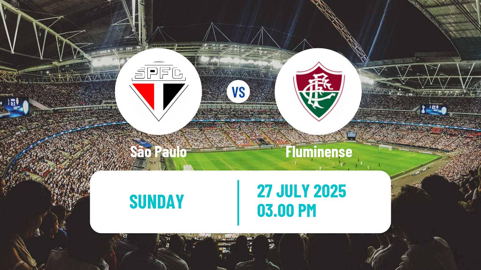 Soccer Brazilian Serie A São Paulo - Fluminense