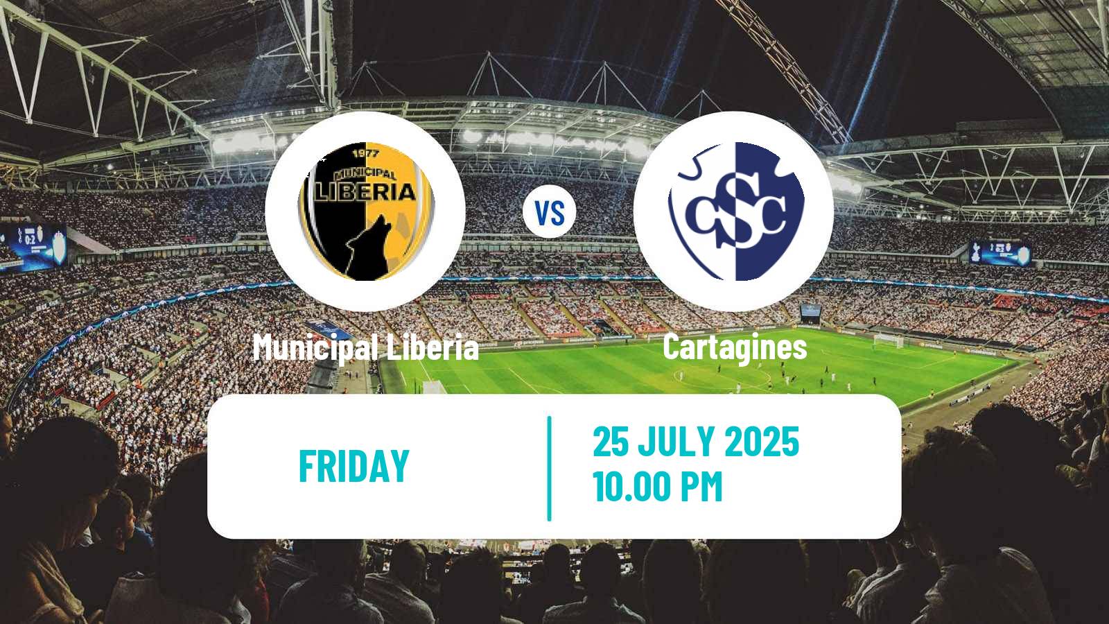 Soccer Costa Rican Primera Division Municipal Liberia - Cartagines