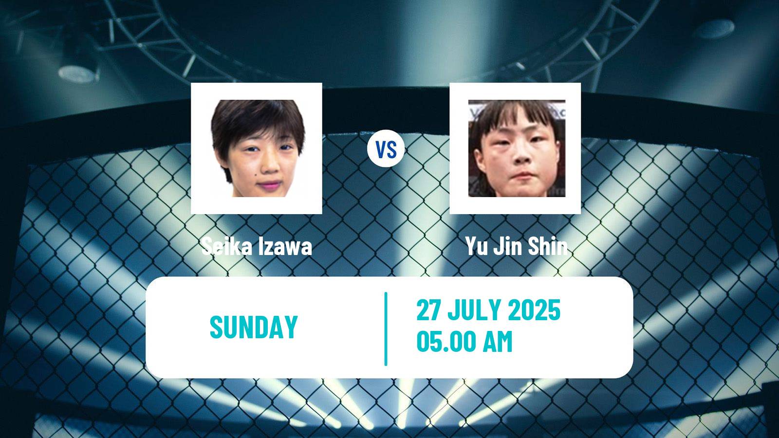 MMA Atomweight Rizin Women Seika Izawa - Yu Jin Shin