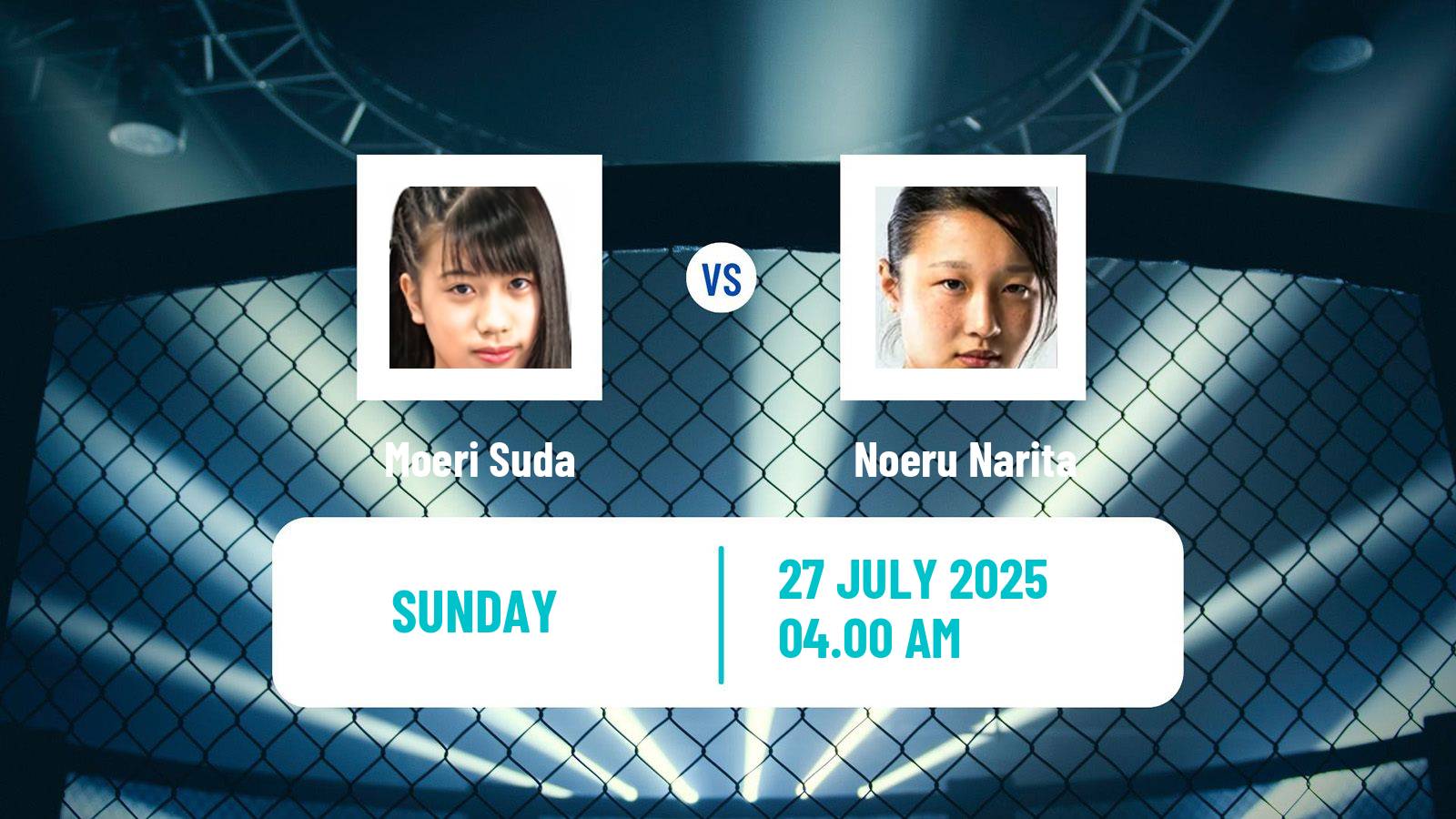 MMA Atomweight Rizin Women Moeri Suda - Noeru Narita