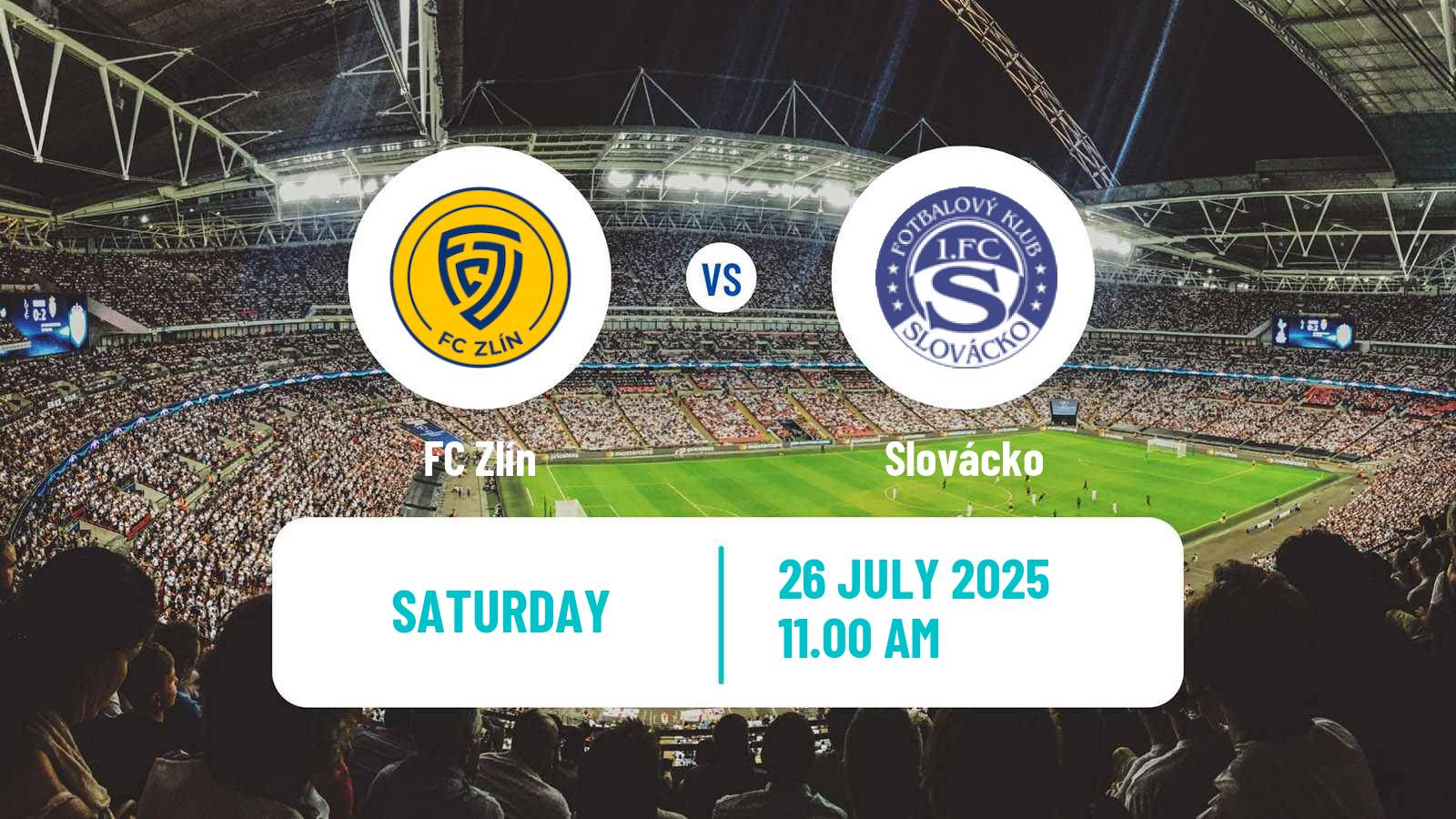 Soccer Czech 1 Liga Zlín - Slovácko