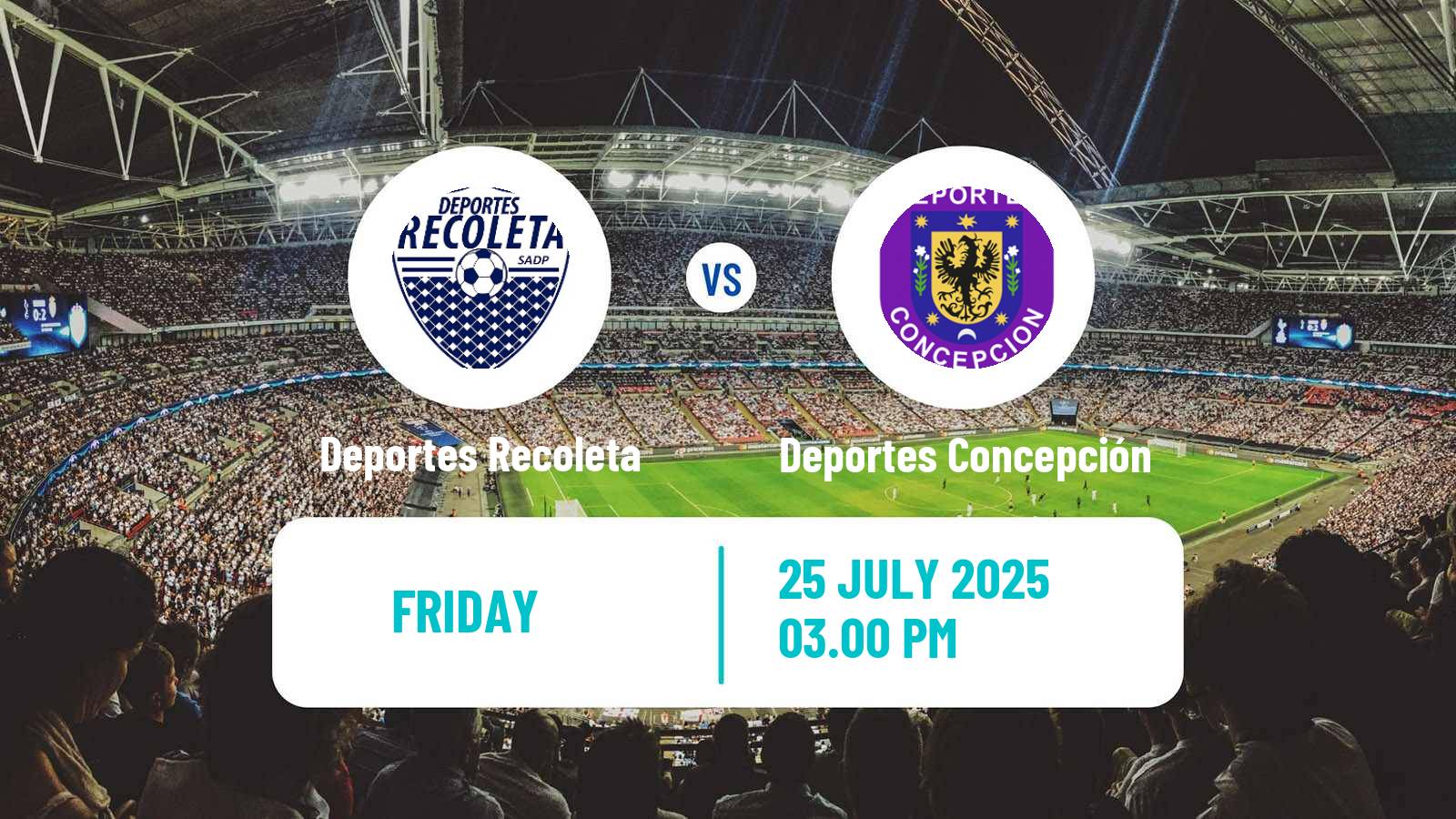 Soccer Chilean Primera B Deportes Recoleta - Deportes Concepción