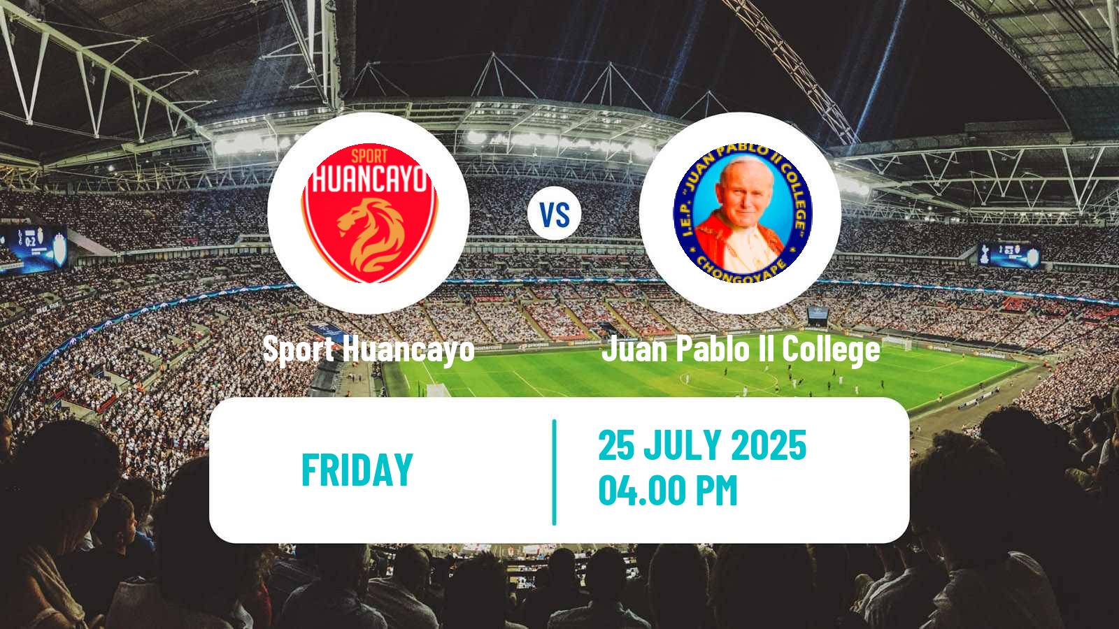 Soccer Peruvian Liga 1 Sport Huancayo - Juan Pablo II College