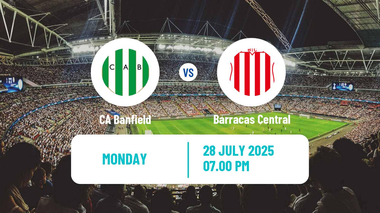 Soccer Argentinian Liga Profesional Banfield - Barracas Central