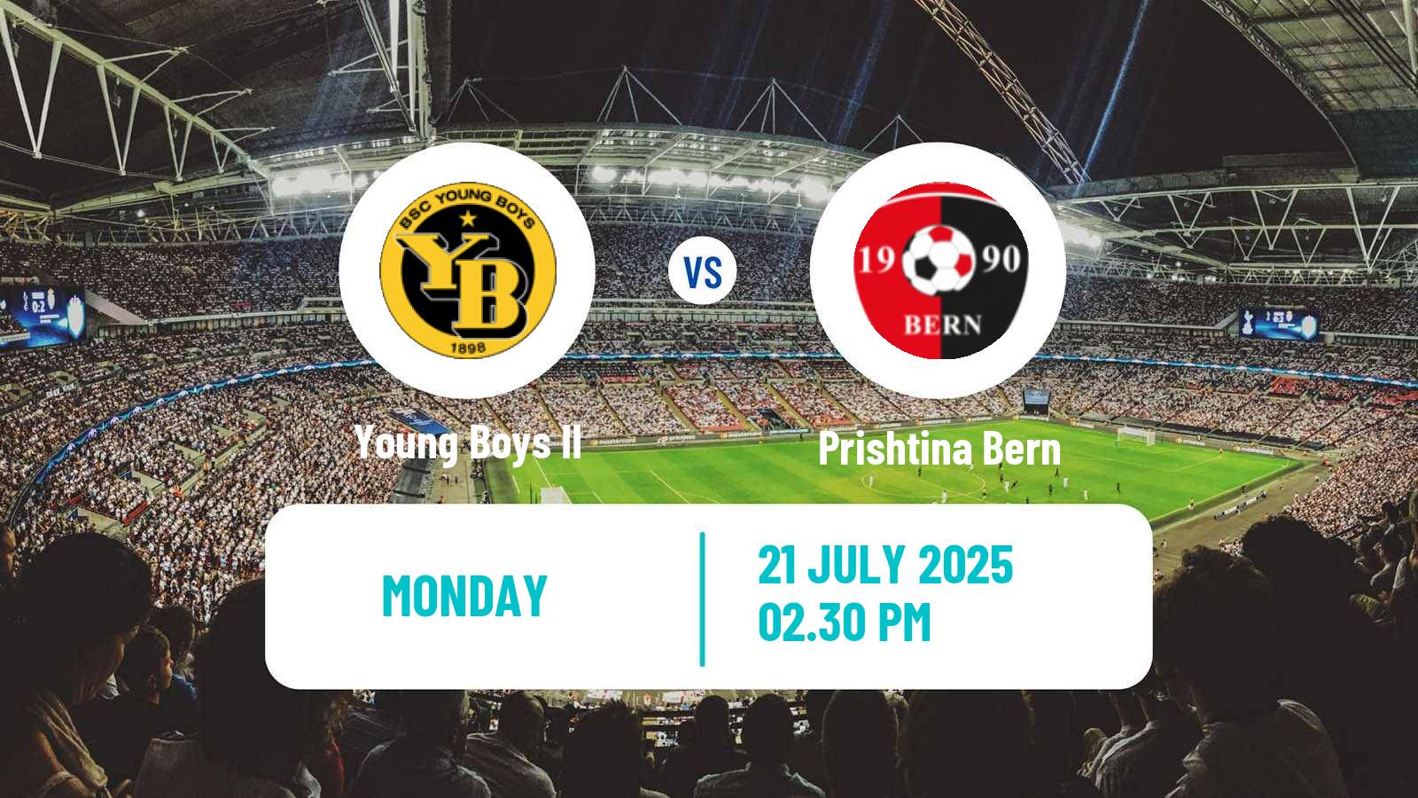 Soccer Club Friendly Young Boys II - Prishtina Bern