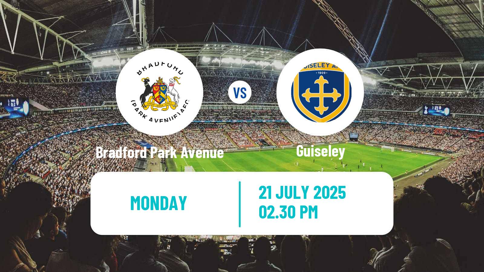 Soccer Club Friendly Bradford Park Avenue - Guiseley