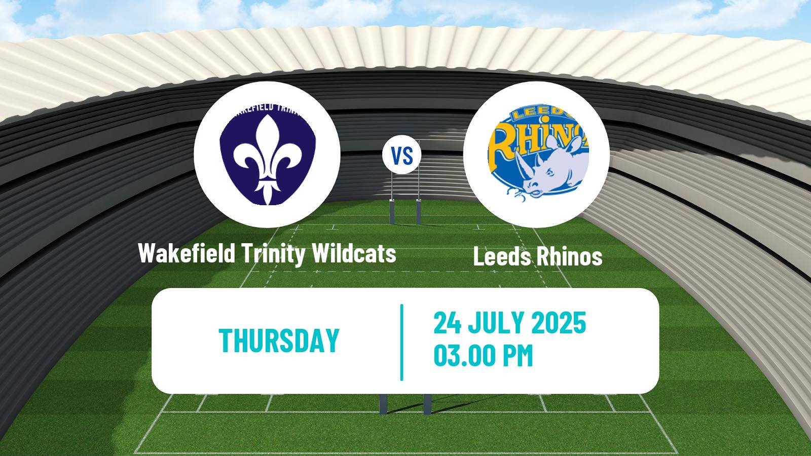 Rugby league Super League Rugby Wakefield Trinity Wildcats - Leeds Rhinos